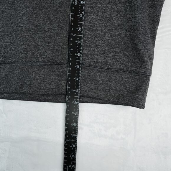 Michigan Wolverines Hoodie Mens L Gray Navy Quarter Zip Pullover NCAA Colosseum - Picture 7 of 7